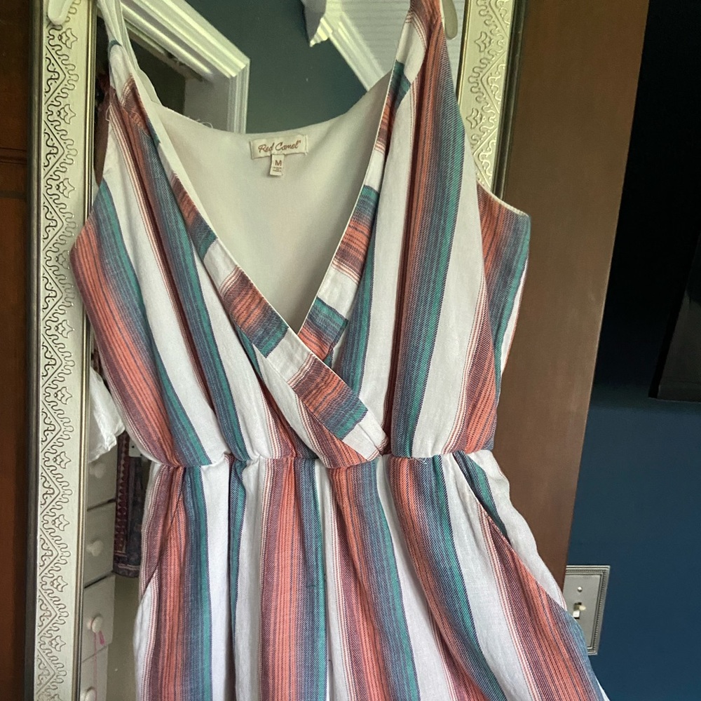 Red Camel striped romper